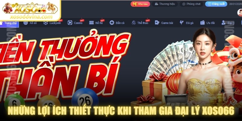 Đại Lý XOSO66 VINA Chính Thức - Kiếm Tiền Cùng Xổ Số 66