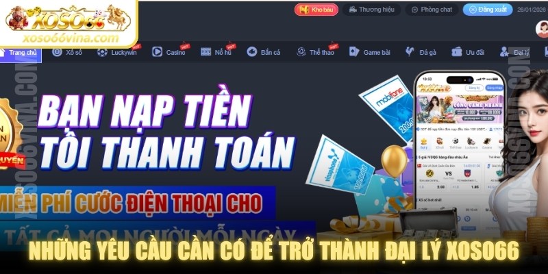 Đại Lý XOSO66 VINA Chính Thức - Kiếm Tiền Cùng Xổ Số 66