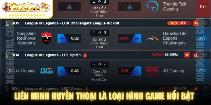 Esports XOSO66 VINA 2026 | Thể thao điện tử đa dạng