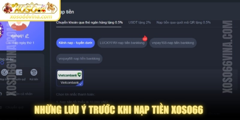 Nạp Tiền XOSO66 VINA | Giao Dịch An Toàn Nhanh Chóng