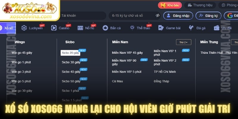 Xổ Số XOSO66 VINA – Chinh Phục Giải Độc Đắc