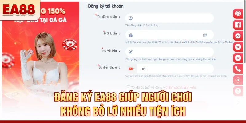 Đăng ký EA88 – Hướng dẫn chi tiết từ A đến Z cho tân thủ