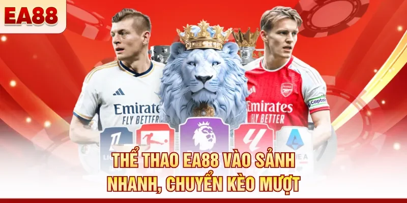 Thể thao EA88 - Tỷ lệ odds cao và kèo live hấp dẫn